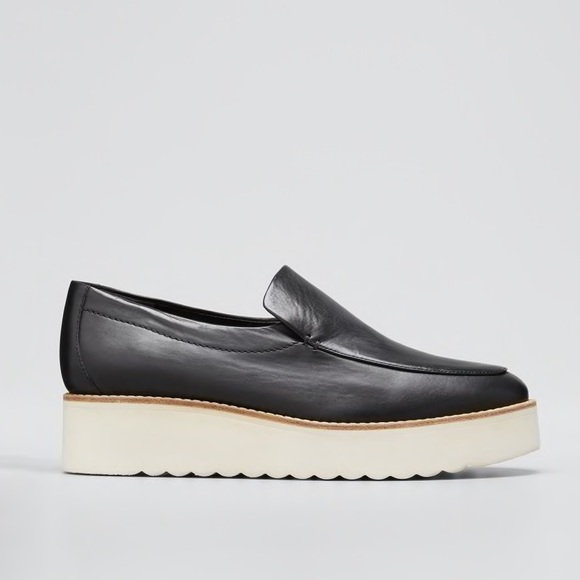 Vince Shoes - Vince Zeta Leather Platform Loafers